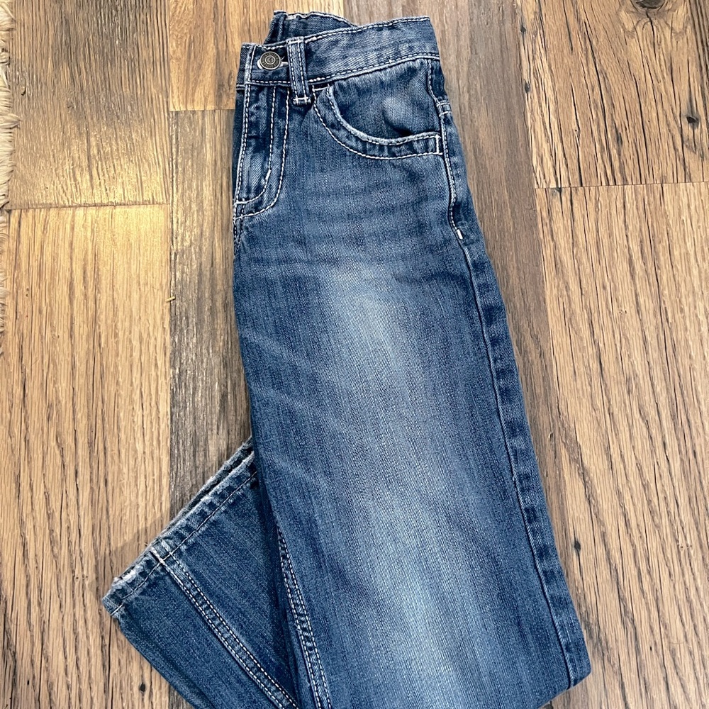 20X Boys Size 11 Slim Medium Wash Slim Fit Vintage Boot Cut Jean.